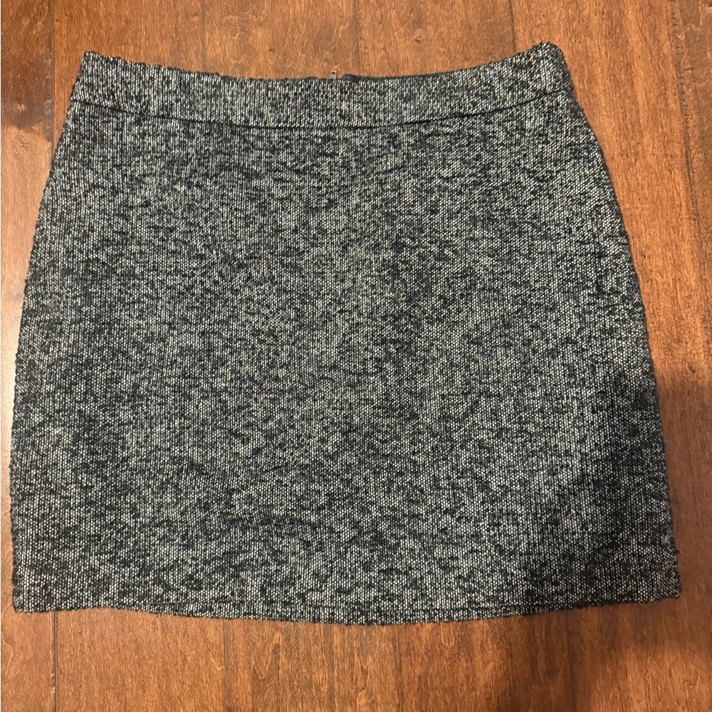 Black wool Gap mini skirt